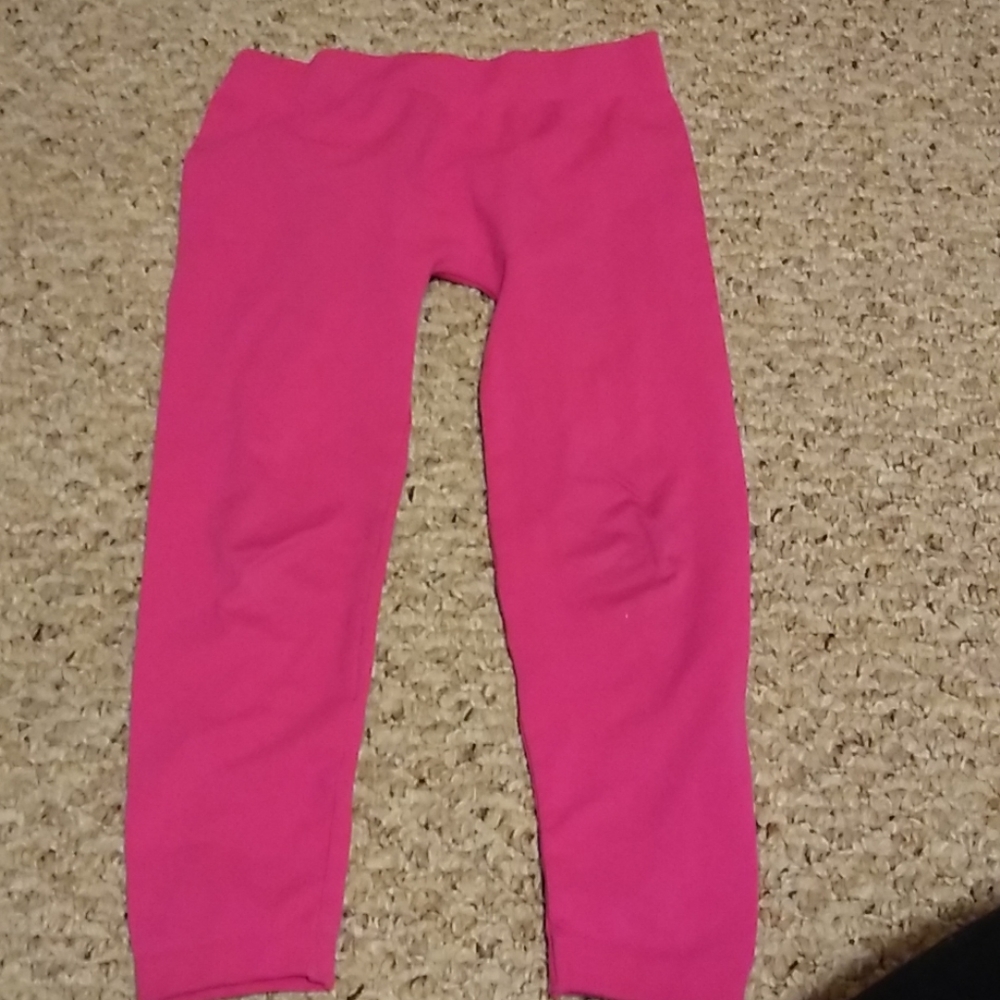 Pink leggins